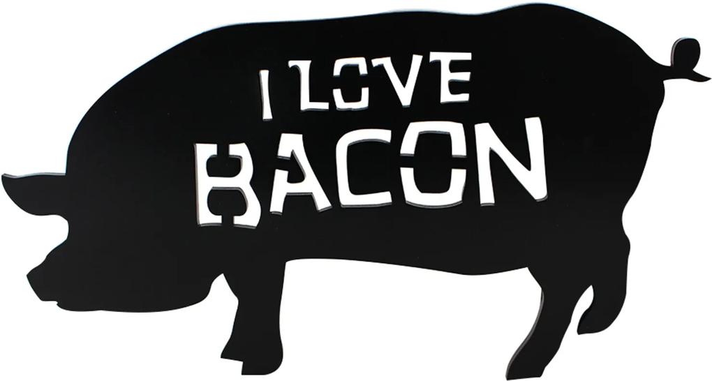 Quadro i love bacon