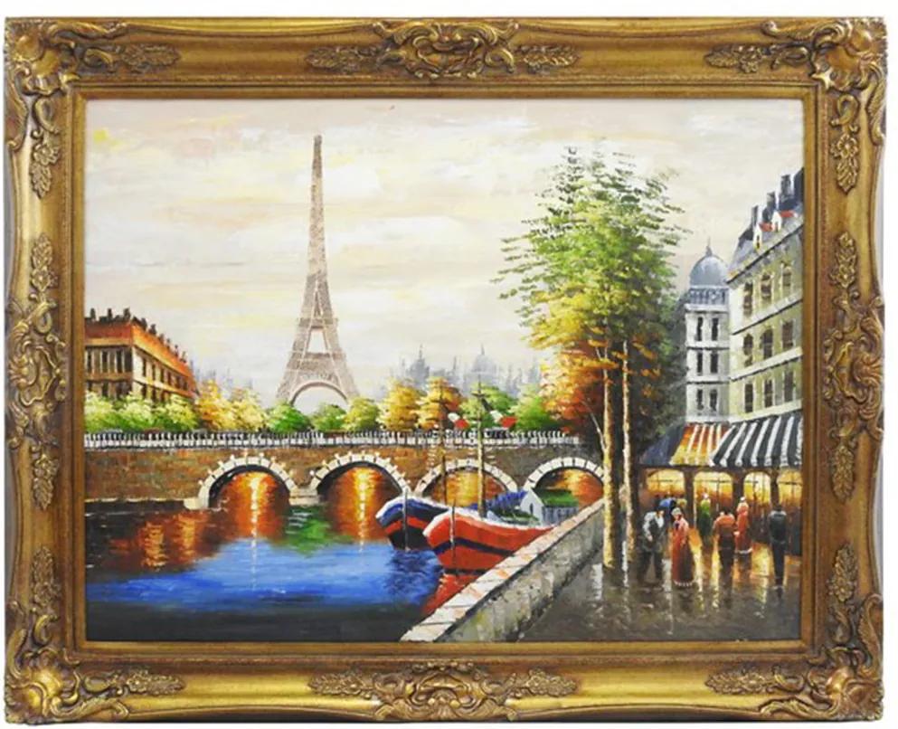 Quadro com Pintura a Óleo Paris