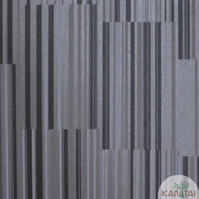 Papel De Parede Texturizado Listrado Clássico Moderno Abstrato Cinza Space 3 Sp139605