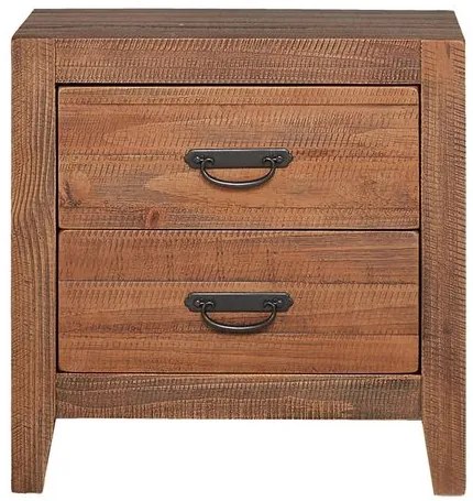 Mesa de Cabeceira Lino Rustic Brown 61cm - 58097 Sun House