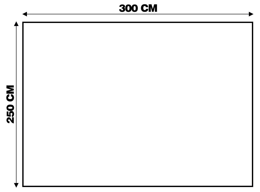 Tapete Decorativo Sala de Estar Hamilton 250x300 Marrom/Azul G67 - Gran Belo