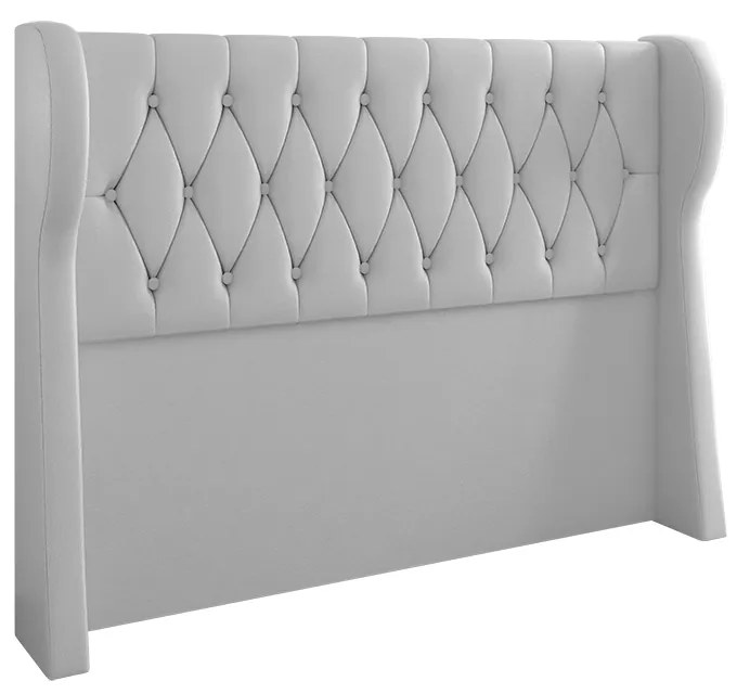 Cabeceira Para Cama Box Casal 140 cm Beatriz Corino Branco I02 - D'Rossi