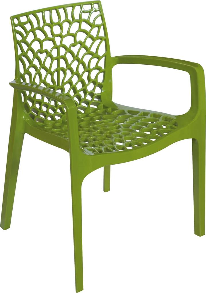 Cadeira Gruvyer Com Braço Verde OR Design