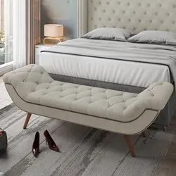 Cabeceira Cama Box King 195cm Provença e Recamier Veneto P02 Boucle Cr