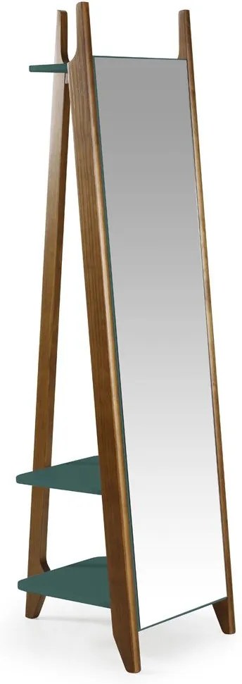 Espelho Stoka 169,5 Cm 988 Nogal/Azul Claro - Maxima