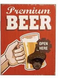 Abridor de Garrafa de Parede Premium Beer
