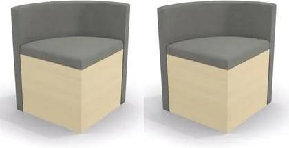 Kit 2 Cadeiras CAD108 para Sala de Jantar Pine/Tornado - Kappesberg