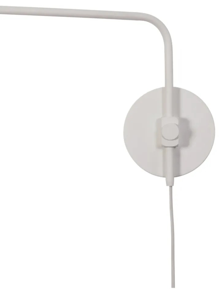 Arandela Zen 40X69,9X40Cm 1Xg9 Braço Haste E Cúpula Alumínio E Globo Ø... (CP-M - Champagne Metálico)