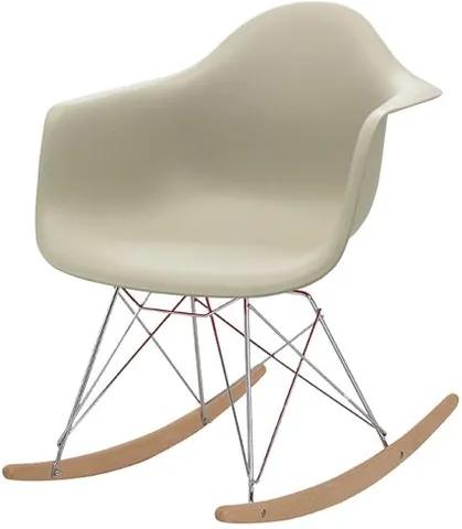 Cadeira Eames Eiffel com Braco Polipropileno Nude Base Balanco - 53045 Sun House