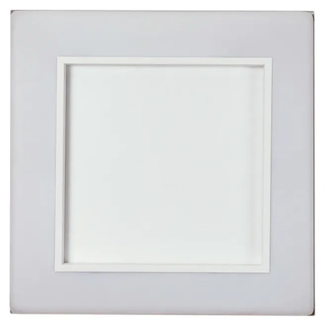 Plafon Meg 48X48Cm Led 36,8W Bivolt | Usina 19030/48 (BT - Branco Texturizado, 4000k)