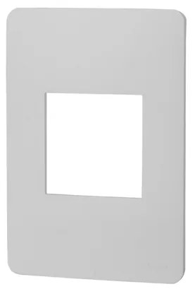 Placa 4x2 Termoplastico Branco 2 Modulos Adjacentes Orion