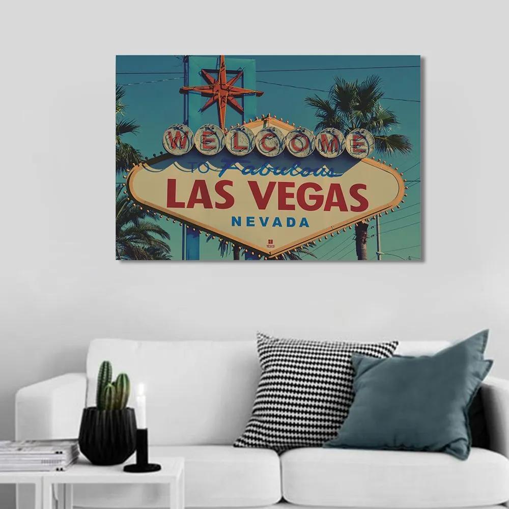 Quadro Decorativo de Parede Las Vegas 86x60cm Sala Quarto
