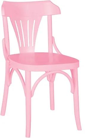 Cadeira Merione em Madeira Maciça - Rosa Pétala