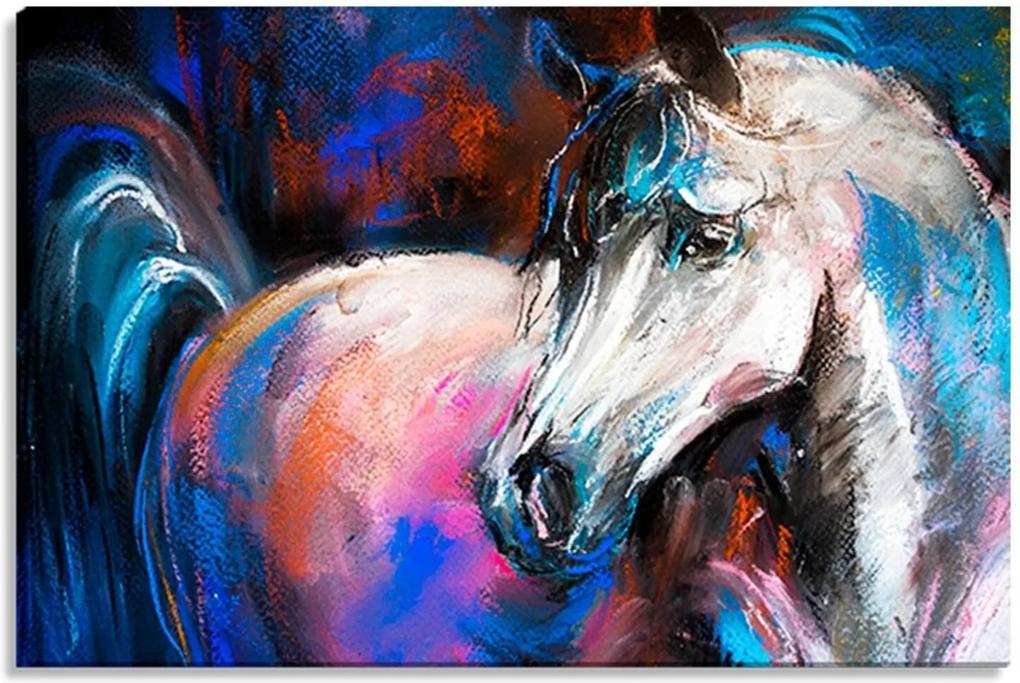 Tela Decorativa Estilo Pintura Cavalo - Tamanho: 60x90cm (A-L) Unico