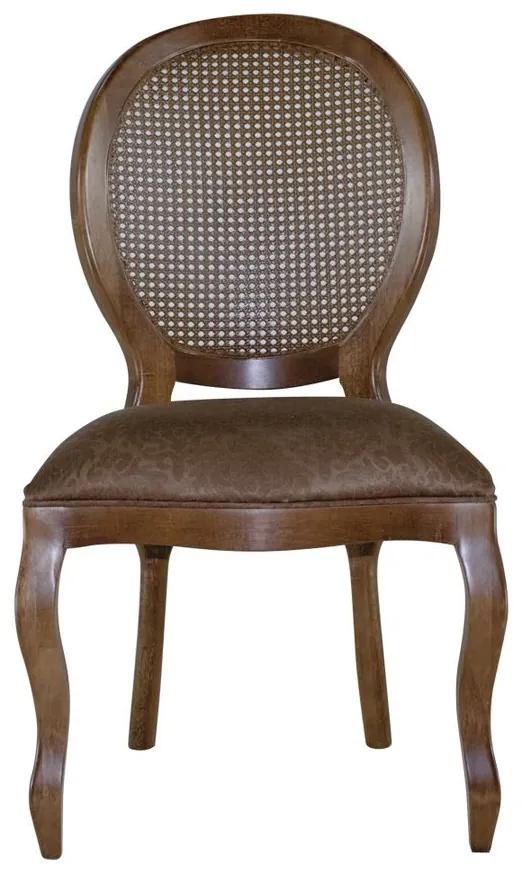 Cadeira de Jantar Medalhão Lisa sem Braço - Wood Prime 25436 Liso