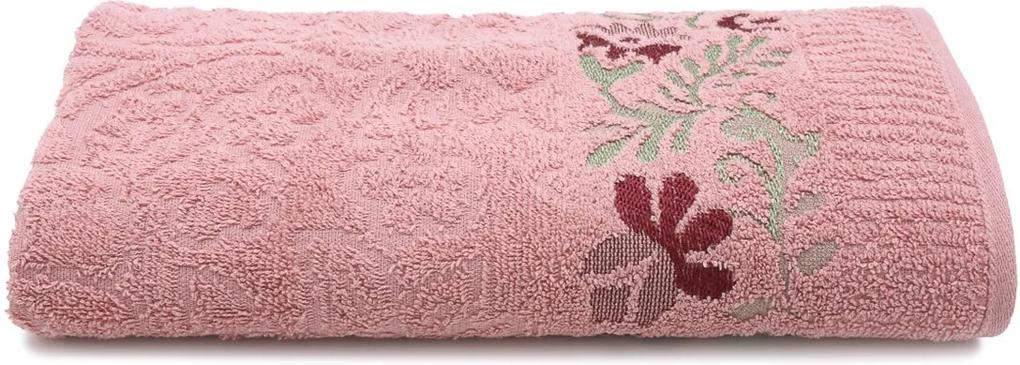Toalha de Banho Karsten Gigante Aurora Rosa 86 x 150
