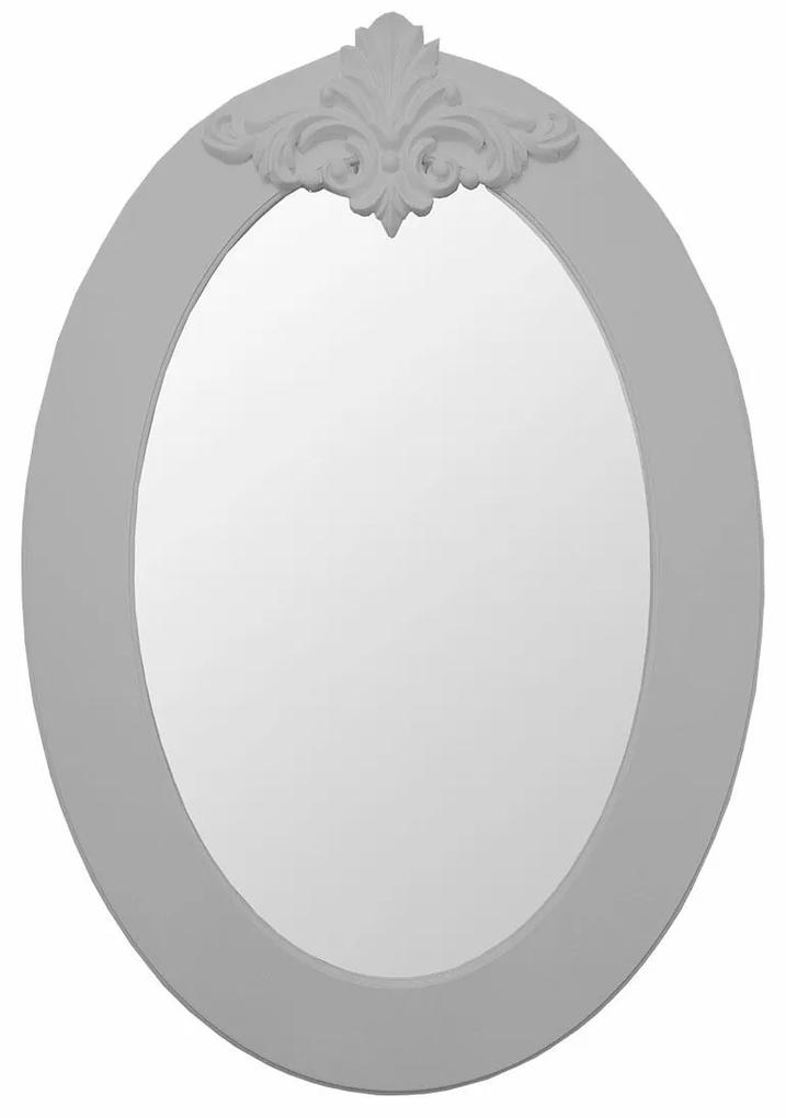 Espelho Lavanda Oval - Cinza Claire Provençal Kleiner Schein