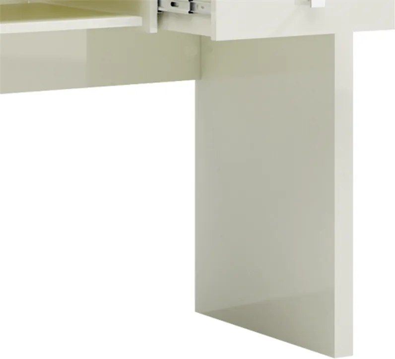 Escrivaninha Meire C/ 1 Gaveta 100% MDF Off White