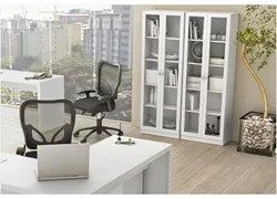 Ambiente para Home Office 06 Peças Branco - Tecno Mobili