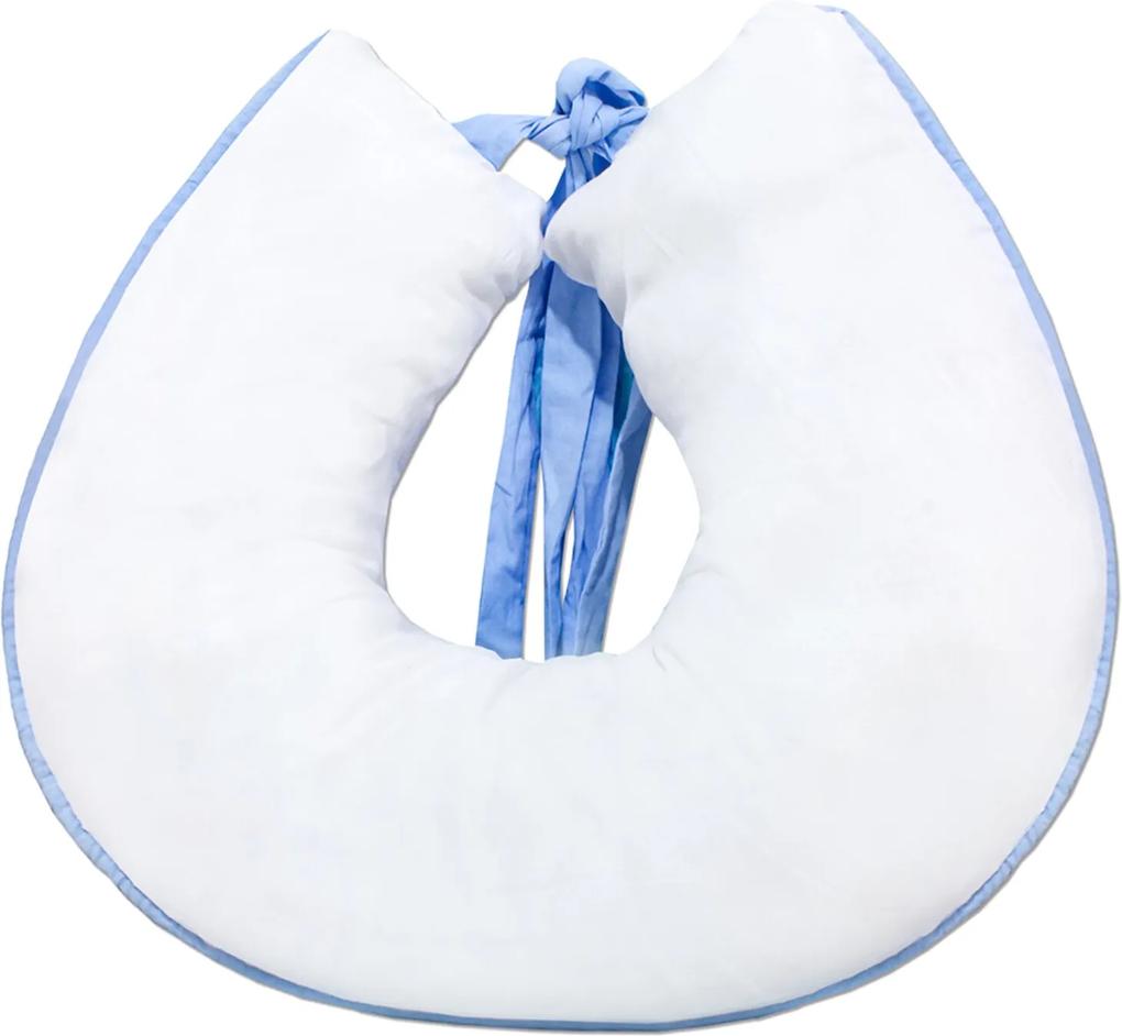 Almofada AmamentaçÁo Padroeira Baby Ursonauta Branco com Azul