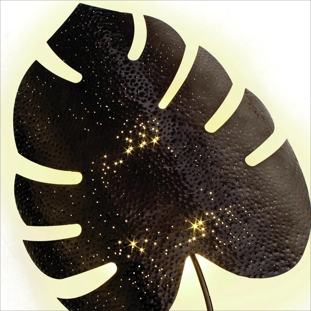 Arandela Flowers 88X48X10Cm Metal Alumínio 04Xg9 - Old Artisan Ar-5858 (LISO, BRANCO)