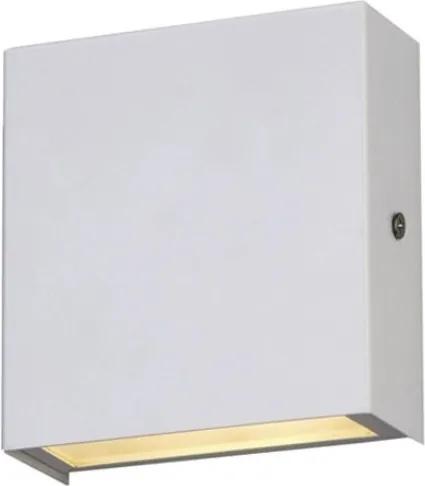 Arandela Aluminio Vidro Branco 10,5x4,5cm Ip65
