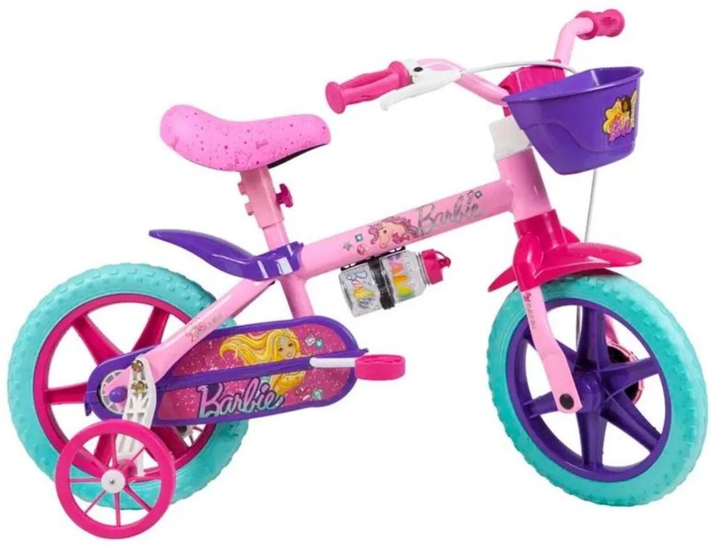 Bicicleta Infantil Barbie Aro 12 - Caloi