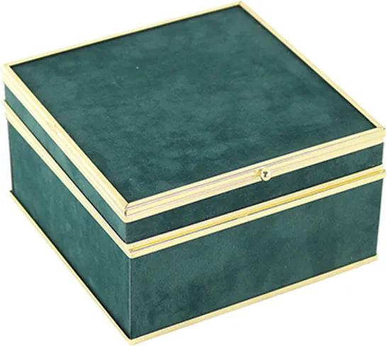 Caixa Decorativa de Tecido Verde