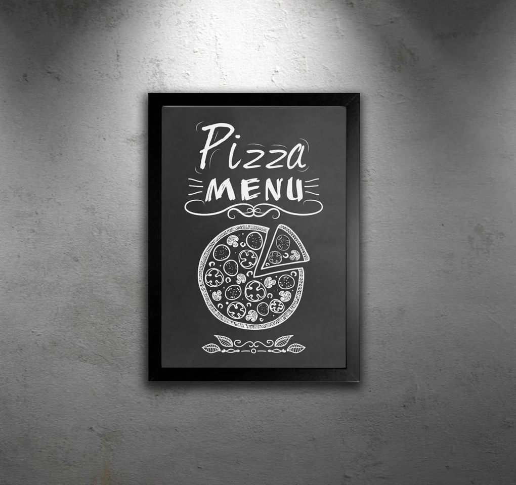 Quadro Negro Lousa Decorativa Menu Cozinha 48X65 - D'Rossi