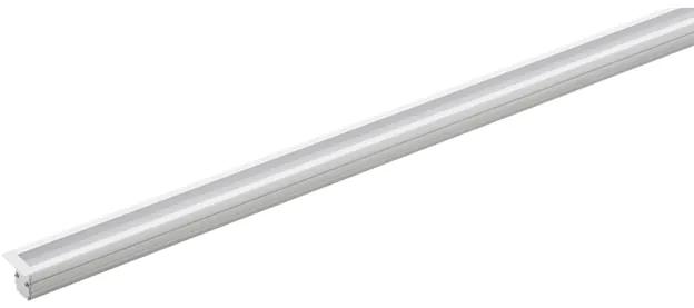 Perfil Led Embutir Aluminio Branco 11,5W 1M Archi - LED BRANCO NEUTRO (4000K)