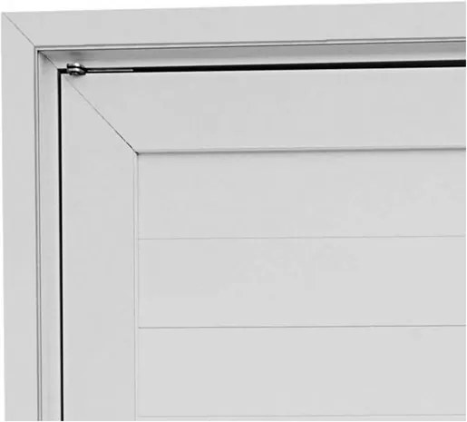 Guarnição para Porta Pivotante Branco Aluminium 243,5x146,2x12cm - 72928237 - Sasazaki - Sasazaki