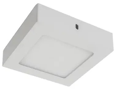 Plafon Led Sobrepor Branco 6W 12X12cm Yamamura - LED BRANCO QUENTE (3000K)