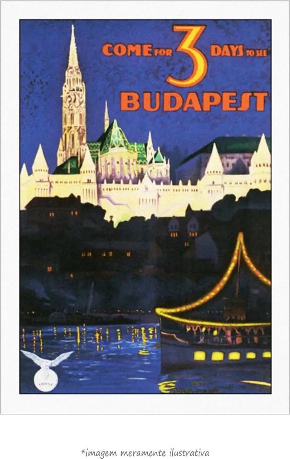 Poster Budapeste (20x30cm, Apenas Impressão)