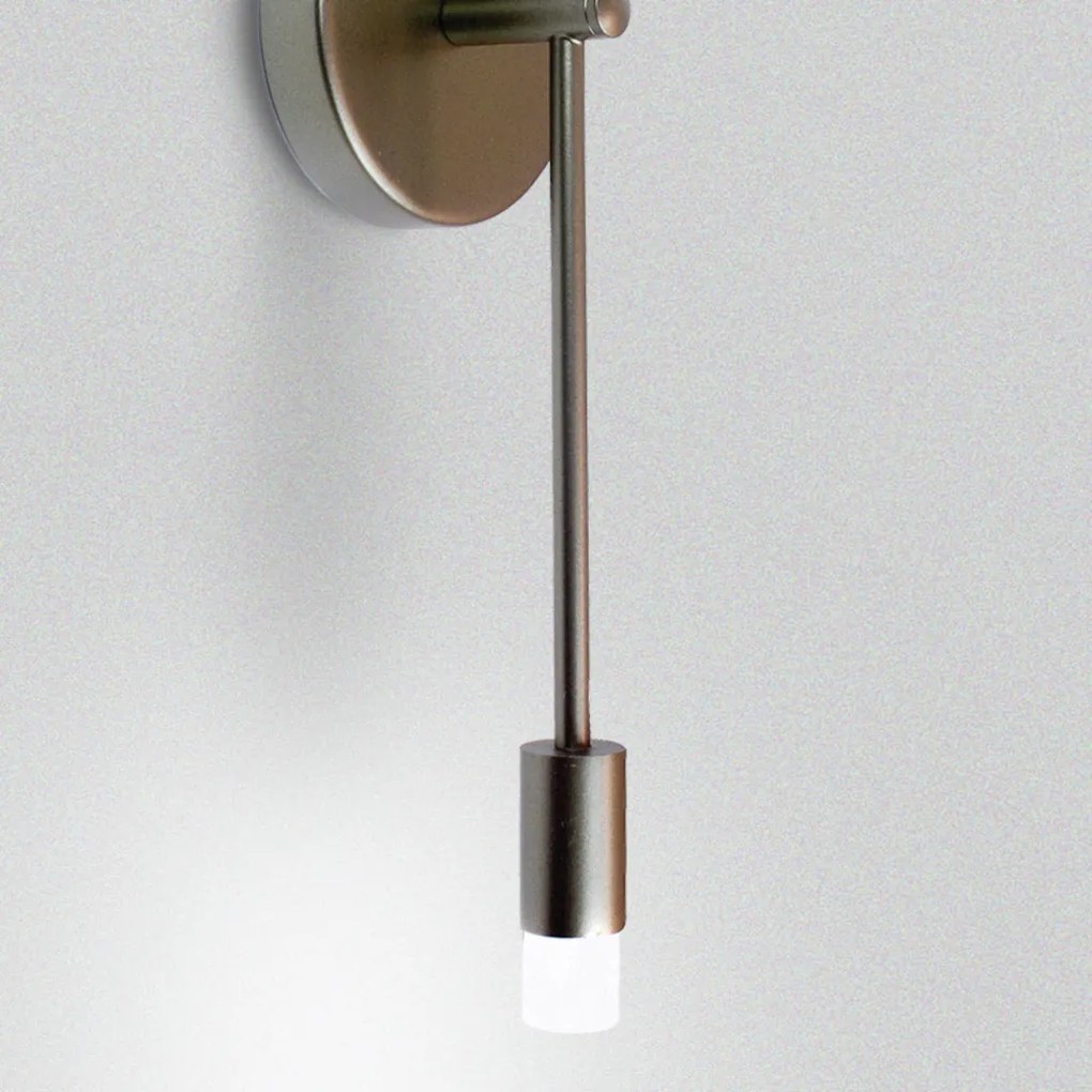 Arandela Cross Dupla 44,9X11X7,3Cm Led 10W - Usina 19743/2 (BT - Branco Texturizado, 3000k, 110v)