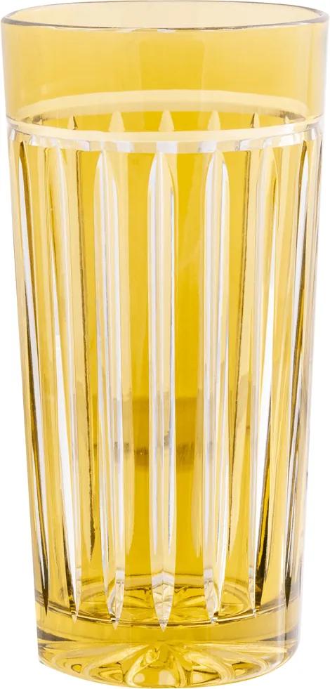 Copo alto de Cristal Lodz para Água de 350 ml - Âmbar Light