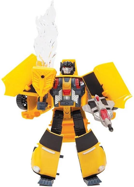 Robô Transformável Super Máquinas - Amarelo - Buba