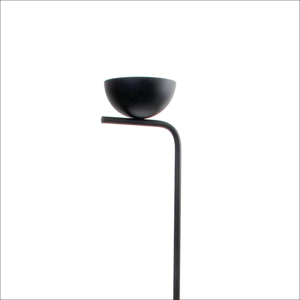 Luminária De Chão Ela Luz Indireta 24X35X176Cm Metal Alumínio 1Xmr11 -... (LUNA)