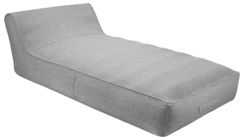 Chaise Inflável Área Externa Akira 160 cm com Capa de Olefin Cinza G56 - Gran Belo