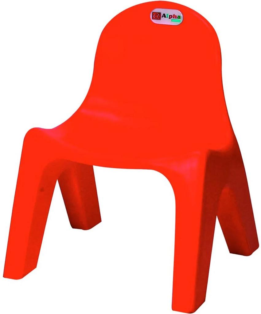 Cadeira Vermelho Alpha Brinquedos