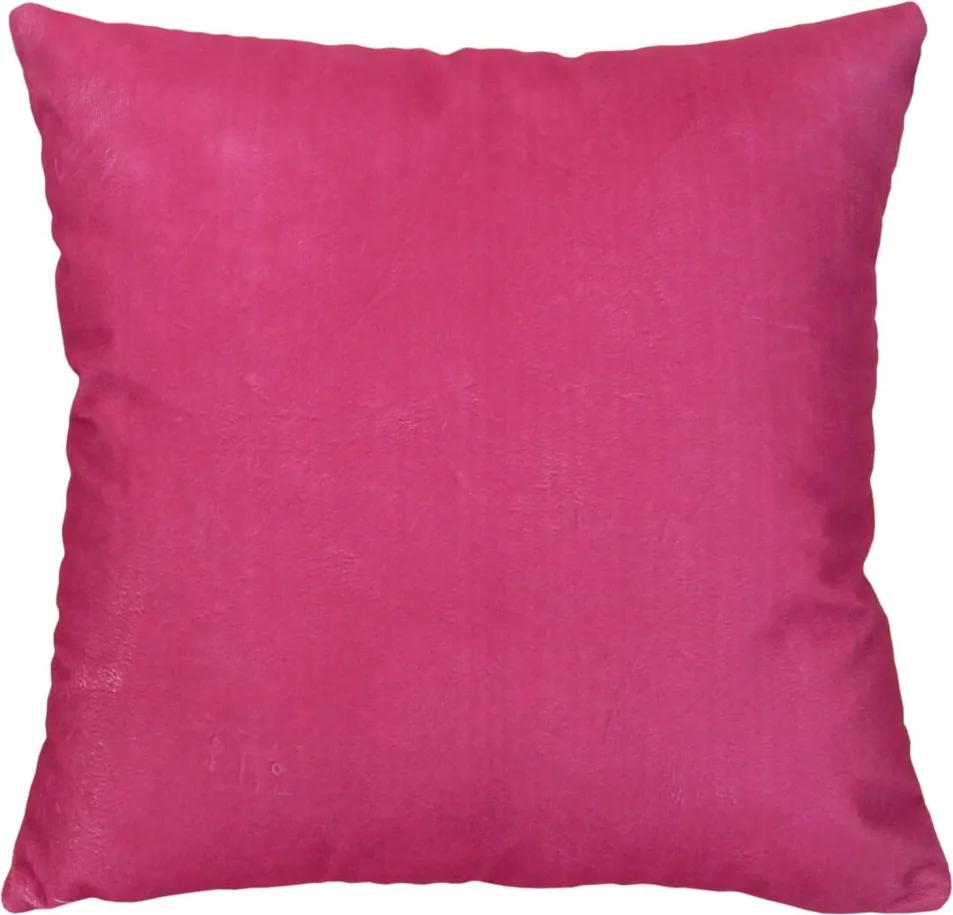 Capa De Almofada Suede Liso Pink 44X44 Suprema