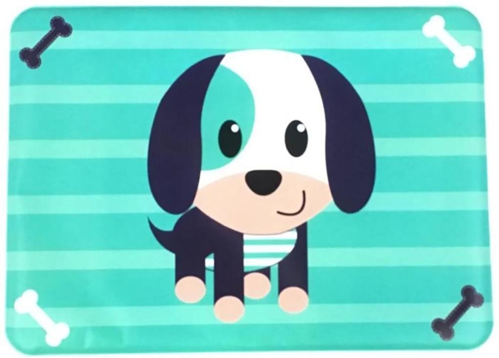 Jogo Americano Infantil Impermeável Azul - Cachorro - Unik Toys