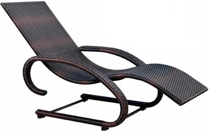 Cadeira Espreguiçadeira Mor Naturalle com Balanço, Alumínio e Junco
