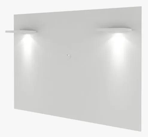 Painel com LED Santana 1,80 MT (LARG) em MDF cor Branco UV - 48671 Sun House