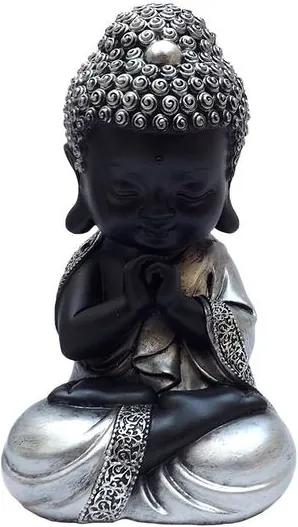 Monge Budista Orando 20cm | Resina