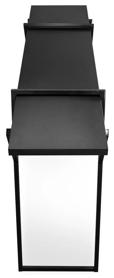 Aparador para Sala Industrial 138cm Brooklyn Preto L06 - D'Rossi