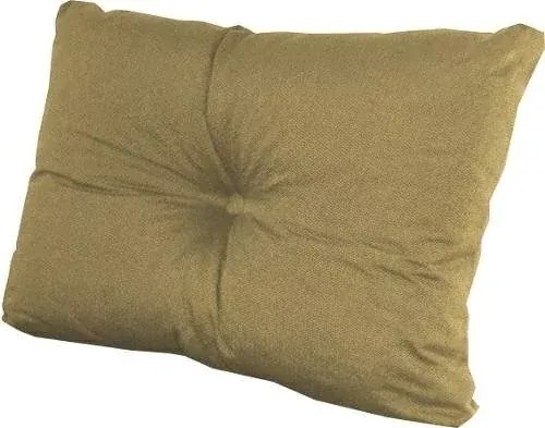 Almofada Travesseiro Com Botão Futon Capitonê 60X40 Suede Orthovida (Preto)