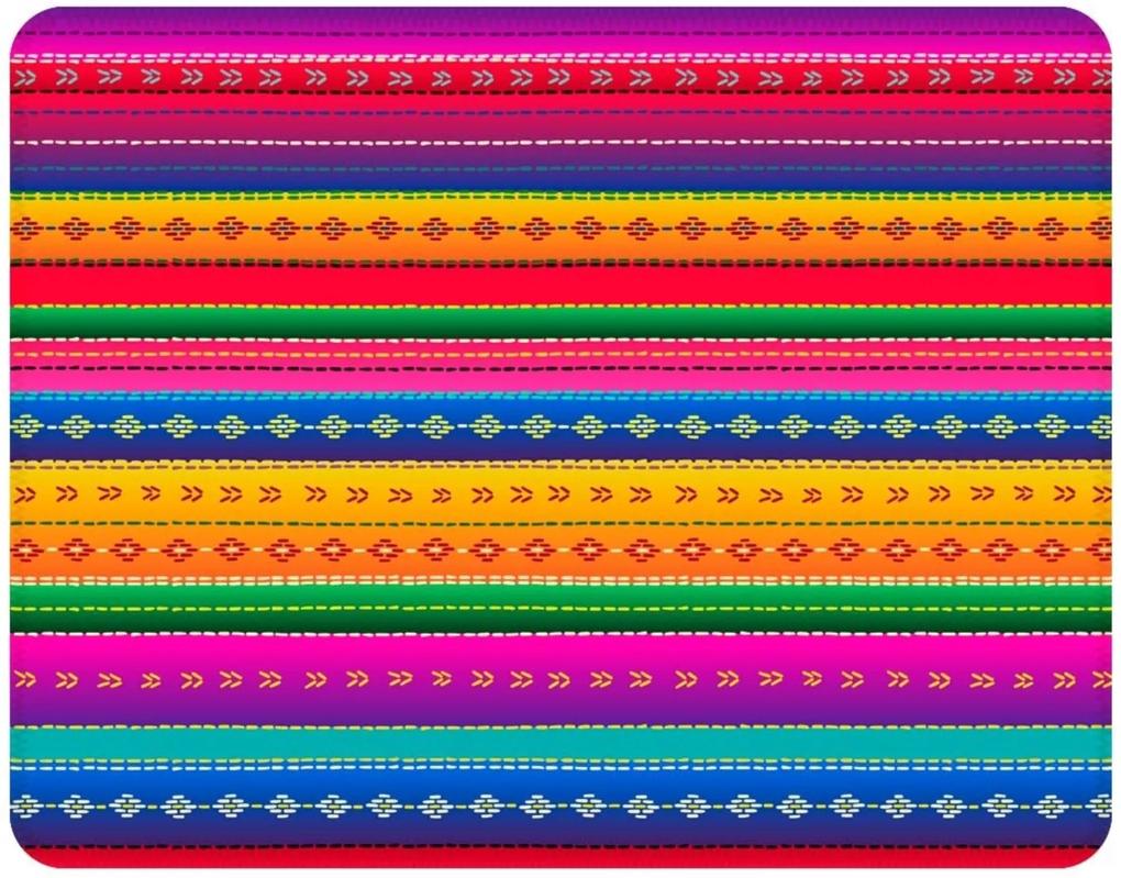 Tapete Love Decor Sala Wevans Mexican Multicolorido Único