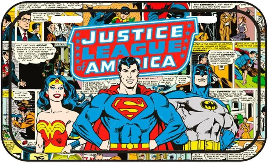 Placa de Parede DC Comics Superman em Metal - Urban - 30x15 cm