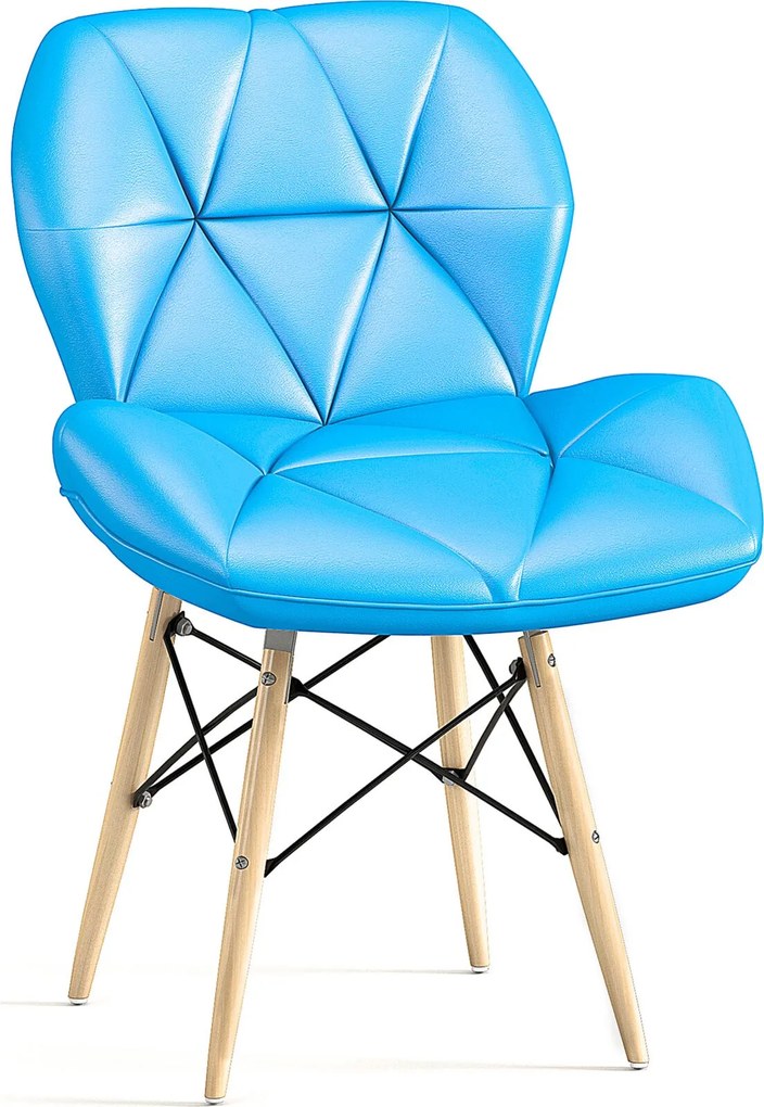 Cadeira Decorativa Slim Eiffel Azul