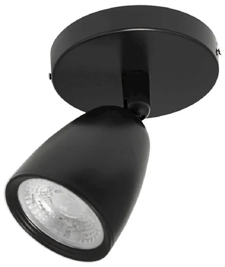 Spot Led Sobrepor Abs 7W 3000K Yamamura - PRETO